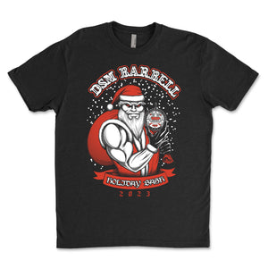 DSM Barbell Club Holiday Bash T-Shirt Black