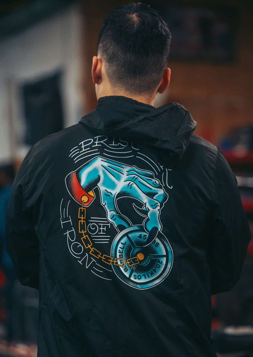 DSM Barbell Club Prisoner of Iron Windbreaker