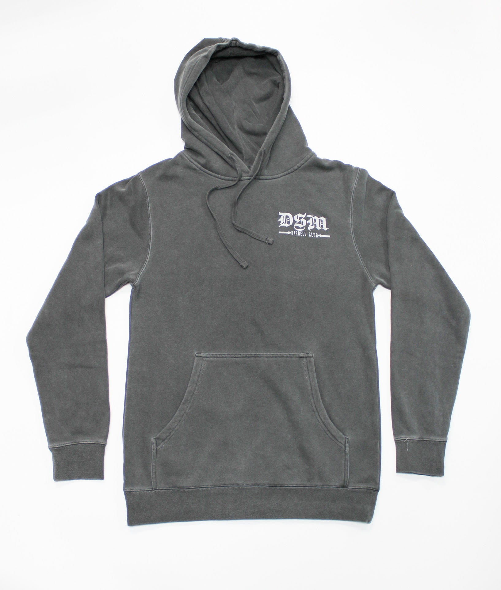 DSM Barbell Club OG Hoodie Pigment-Dyed – DSM Barbell Club, LLC