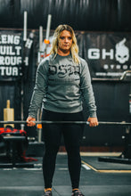 Load image into Gallery viewer, DSM Barbell Club OG Crewneck Grey
