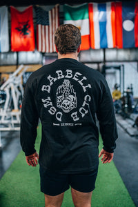 DSM Barbell Club Skulls Long Sleeve Black