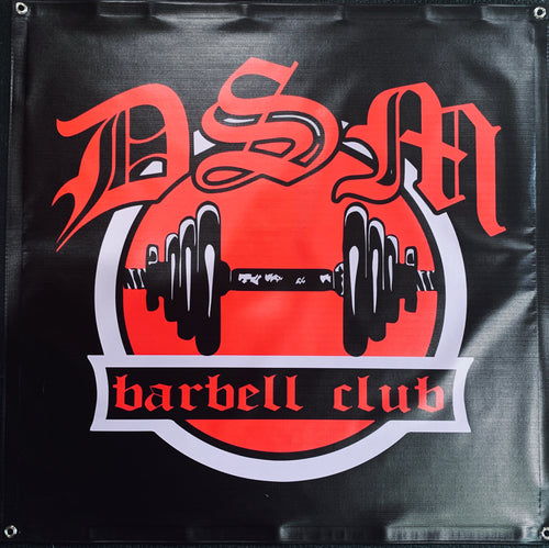 Dumbbell DSM Barbell Club Banner