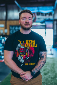 DSM Barbell Club Samurai T-Shirt Black