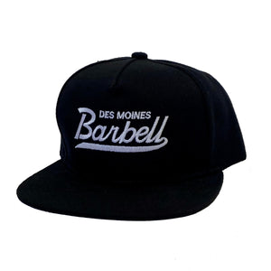 DSM Barbell Club Script Snapback Hat
