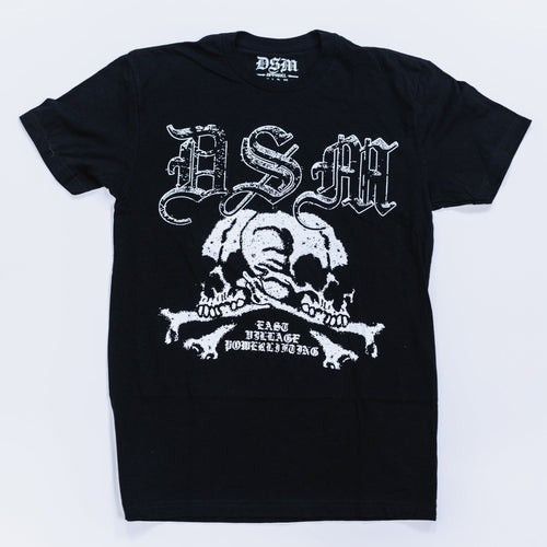 DSM Barbell Club Skulls T-Shirt Black