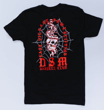 Load image into Gallery viewer, DSM Barbell Club Dagger T-Shirt Black