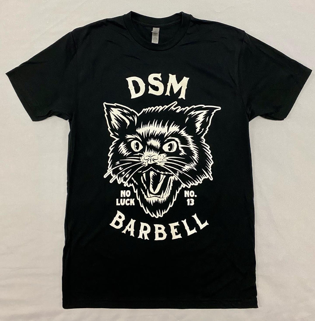 DSM Barbell Club No Luck T-Shirt Black